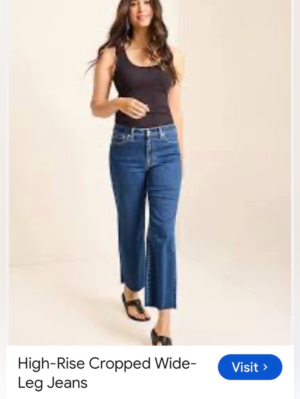 Tommy Bahama high rise Indigo raw edge crop . Size 10 like new worn once